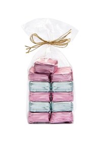 Resim Melodi Yaldız Fındık Krema Dolgulu Sütlü Çikolata Pembe - Mavi 500 G 