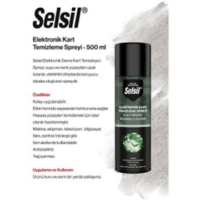 Resim Selsil 3'lü Elektronik Kart Temizleme 500 Ml, Rosıe 