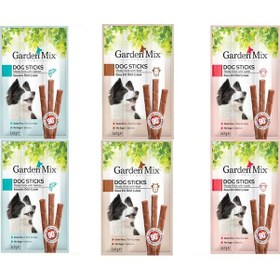 Resim Garden Mix Karışık Köpek Stick Ödül Çubuğu 6'lı 3 x 11 G 