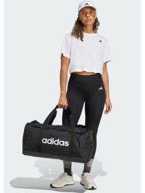 Resim Adidas Linear Duffel M Siyah Spor Çantası Jd9555 Siyah 