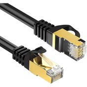 Resim ATAELEKTRONİK Cat7 - 1 Metre Cat7 Lan Fabrikasyon Internet Kablo Ethernet Modem Rj45 Uçlu Jacklı Network Adsl 