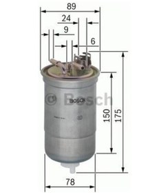 Resim BOSCH 450906267 MAZOT FİLTRESİ POLO CLASSIC CADDY II 96- TRANSPOR 