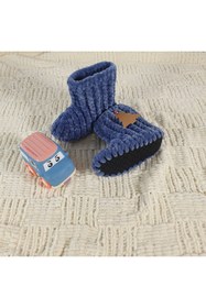 Resim ModMio Çocuk Kadife Ev Botu | El Yapımı Yumuşak Kaymaz Tabanlı Panduf 