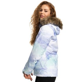 Resim Roxy Jet Ski Se Kadın Beyaz Snowboard Ceketi 