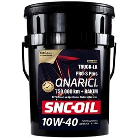 Resim Snc Oil 750.000 Km Üzeri Ağır Ticari Araçlar Pro-S Plus Onarıcı Truck LA 10W-40 Motor Yağı 20 Litre 