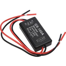 Resim Xindoker Gs-100a 12-24vdc Plastik Led Fren Işığı Flaş Kontrolcü Modülü Ip65 Su Geçirmez, Kazaları Önlemeye Yardımcı 