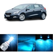 Resim Kia Ceed Buz Mavisi Led Xenon Sis Farı Ampulü H8 8000k 