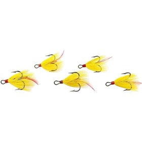 Resim Mustad 611122 No:8 3lü İğne Sarı Tüylü 5li Pkt Standart 