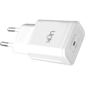 Resim Kinhank LinkTech S664 Premium 20W PD QC Type-C to Type-C Kablolu Şarj Aleti Beyaz 