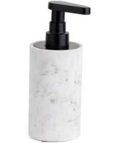 Resim Sıvı Sabunluk Mermer Desenli/siyah Renk 190x73x88 Mm 