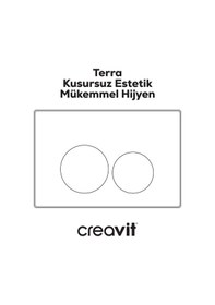 Resim Creavit Terra Mat Cool Grey Boyalı Kumanda Paneli Gri 