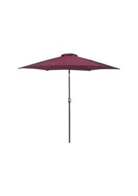 Resim Varese 270 Cm Metal Ayaklı Bahçe Şemsiyesi, 360 Döner, Ayarlanabilir Kırmızı 