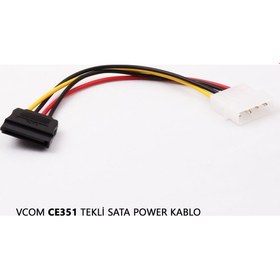 Resim Vcom Ce351 Tekli Sata Power Kablo 0.15Mt 