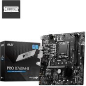 Resim Msı Mb Pro B760m-b Ddr4 Soket 1700 Ddr4 4800 Oc Pcı-e ,m.2 Usb3. 