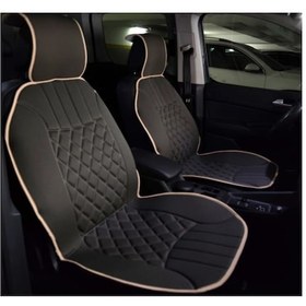 Resim Point Chevrolet Kalos Sedan Oto Ön İki Koltuk Minderi Koyu Bej Biyeli 