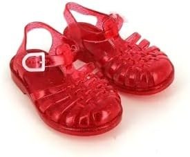 Resim Méduse Kız Çocuk Sandal Meduse Sun Cerise Paillete - Kırmızı Kız Çocuk Sandalet 