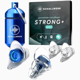 Resim Strong+ Günlük Gürültü Önleyici Şeffaf Kulak Tıkacı - Mavi 