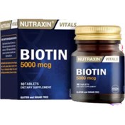 Resim NUTRAXİN Biotin 5000 mcg 30 Tablet 