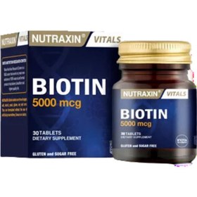 Resim NUTRAXİN Biotin 5000 mcg 30 Tablet 