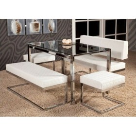 Resim Masa-Loca Bank Takım Model Metal Transmisyon Çelik Nikelaj Suni Beyaz 