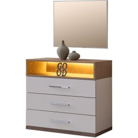 Resim Şifonyer, Milano Çekmeceli Aynalı Şifonyer 