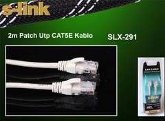 Resim S-LINK SLX-291 2m Patch UTP CAT5E Kablo 