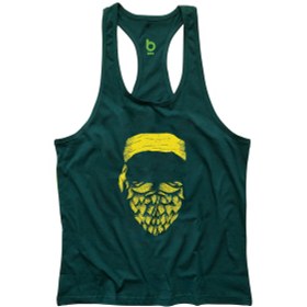 Resim Bluu Arpix Fitness Gym Tank Top Sporcu Atleti Yeşil 