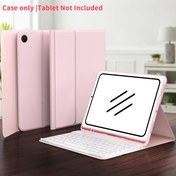 Resim For Samsung for galaxy Tab S6 Lite 10, 4 İnç, Tab A9+ 11 İnç, S9/S9FE 11 İnç 2023 için uyumlu klavye kılıfı, Manyetik Kablosuz Ayrılabilir Klavye ve Kalem Tutucu, İnce Hafif Stand Kılıfı, İnce ve Hafif, Pembe 