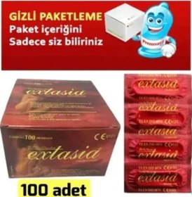 Resim Extasia Klasik Prezervatif 100'Lü - Gizli Paket 