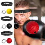 Resim Her Mevsime Uygun Boks Refleks Topu Band Seti, Başlangıç Seviyesi ve Fitness İçin Tepki Topu Ekipmanı 