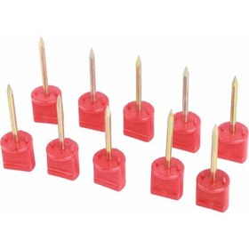 Resim Geeroyoo Mangan Çelik Hedef Pimleri - Eva/çayır Hedefleri İçin Dayanıklı, Yeniden Kullanılabilir Okçuluk Aksesuarı 10 Adet 