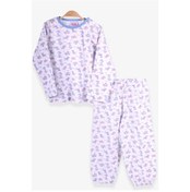 Resim Breeze Kız Bebek Pijama Takımı Köpekcik Desenli Beyaz (9 Ay-3 Yaş) Beyaz|1 Yaş 