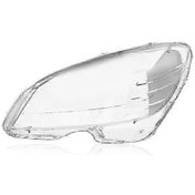 Resim W204 C-serisi 2008-2010 İçin Sol Araba Far Mercek Kapağı Far Abajur Kabuğu Mercek Abajur Şeffaf 