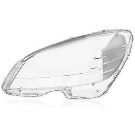 Resim W204 C-serisi 2008-2010 İçin Sol Araba Far Mercek Kapağı Far Abajur Kabuğu Mercek Abajur Şeffaf 