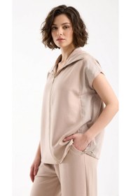Resim MAİMODA KADIN MODAL JESSICA GARNİLİ EŞOFMAN TAKIMI/MODAL TURTLENECK SLEEVELESS JESSICA PANELLED TRACKSUIT 