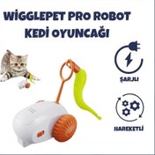 Resim WigglePet Pro Şarjlı Robot Kedi Oyuncağı 