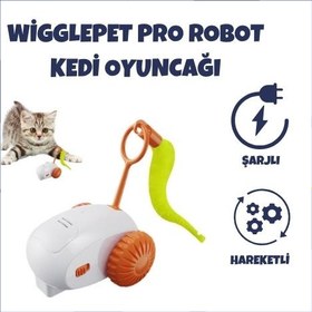 Resim WigglePet Pro Şarjlı Robot Kedi Oyuncağı 