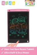 Resim Lcd Ekranlı Kalemli Dijital Çizim Tableti Yazı Tahtası Boyama Resim Için Akıllı Çocuk Tablet 8,5 Inç 
