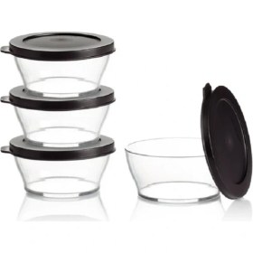 Resim Tupperware Royal Kap 4'lü Set 290 ml Kahvaltılık Saklama Kabı 