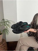 Resim Behtah Kundura Erkek Yumuşak Jelli Taban Parmak Arası Havuz Sahil Plaj Günlük Yumuşak Islak Zemin Terliği 