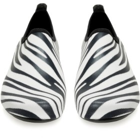Resim Peluche Siyah - Beyaz Kadın Deniz Ayakkabısı BRIGHT ZEBRA 