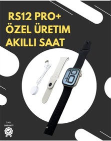 Resim Rs12 Pro+ 2025 Serisi Garantili Özel Üretim Akıllı Saat Amoled Ekran, Gps, 2gb Hafıza, Sesli Görüşme, Uzun Şarj Süresi 