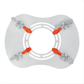 Resim Empoorlium Çadır Soba Krikosu Kamp Yakacak Odun Sobası Boru Yalıtım Alev Koruma Plakası Soba Krikosu Baca Deliği ile Sıcak Çadır (Yurt Dışından) 