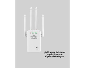 Resim Yüksek Hızlı Parazit Önleyici Wifi Repeater Router - Lisinya 