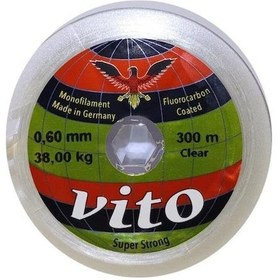 Resim Vito 100 Mt Fluorocarbon Coated Misina Clear 0.26 