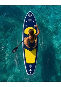 Resim Crazy Fan Sarı Lacivert Şişme Sup Board / Paddle Board 320 Cm 