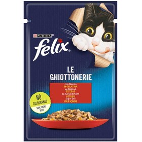 Resim Felix Sığır Etli Yaş Kedi Maması 85 G 
