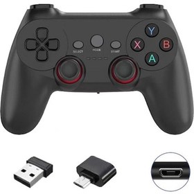 Resim Tenfowee Siyah Kablosuz Oyun Kolu 2.4g - Android Tv Kutusu, Pc, Ps3, Xbox 360 Uyumlu - Usb + Renkli Kutu İle Anında Teslimat 