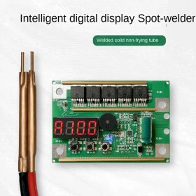 Resim Sourcingasia Dijital Ekran Kaynak Makinesi-1 x Devre Kartını Lehimleyin 2 x Isıyla Daralan Makaron 2 x Giriş Kablosu 2 x Lehimleme Kalemi 4 x Vida 1 x 5m Nikel Levha-Fotoğraf Rengi (Yurt Dışından) 