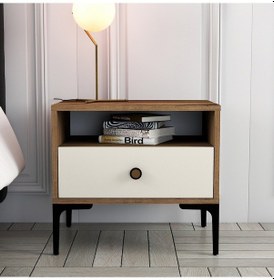 Resim Variant Lizbon Komodin Ceviz - Krem 